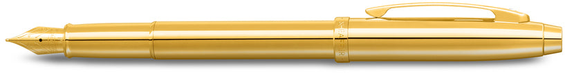 Sheaffer 100 E9372 Fountain Pen PVD Gold with PVD Gold Trim