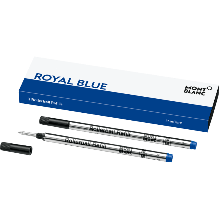 Refill Montblanc Classique Rollerball Pens - 2 Pack#color_royal-blue
