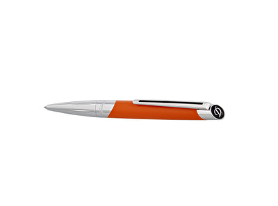 ST Dupont Defi Millenium Matte Orange & Silver Ballpoint Pen