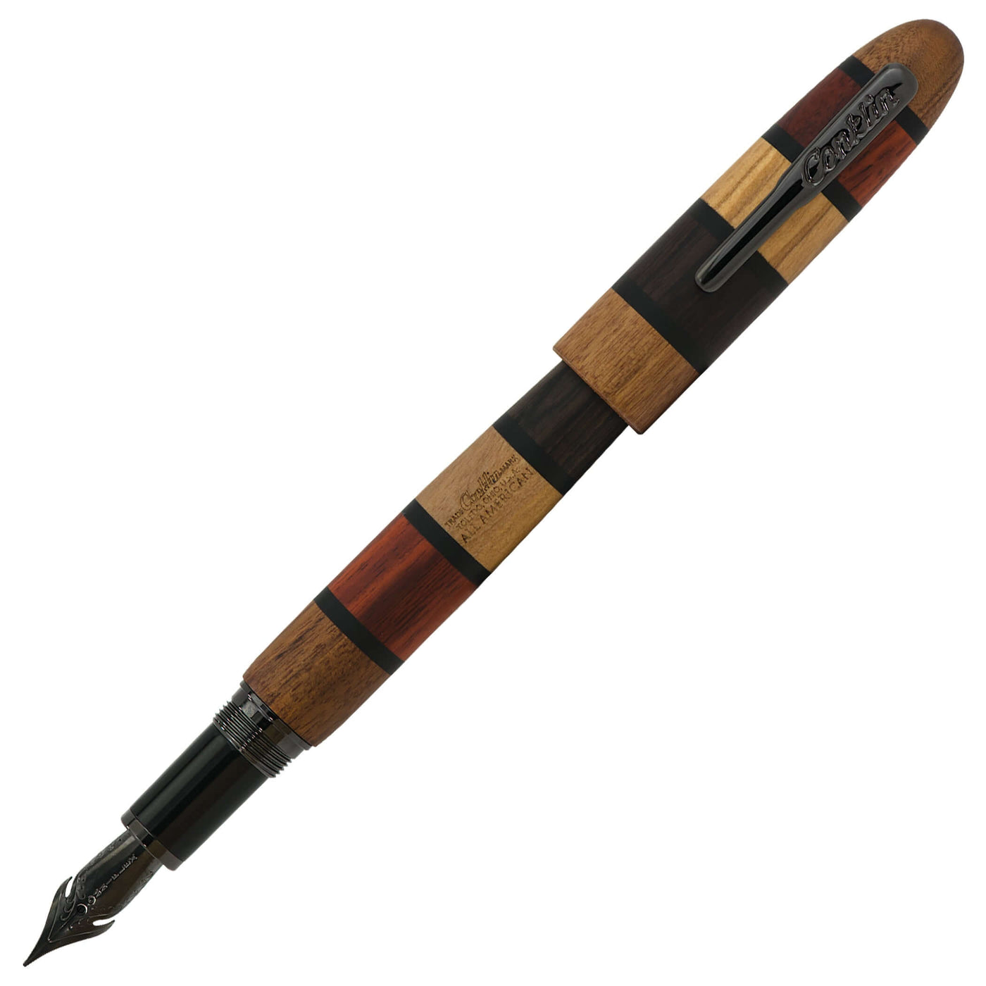 Conklin All American Limited Edition Quad Wood Fountain Pen