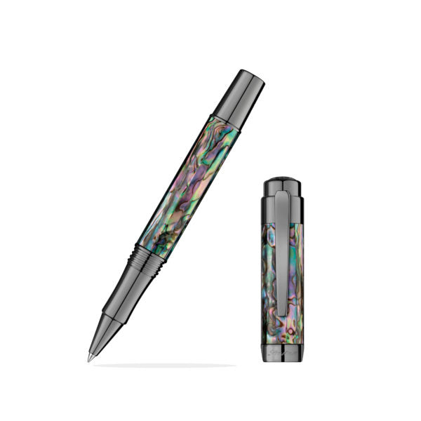 Laban Abalone Gunmetal Rollerball Pen | Pen Place | Pen Store Since 1968