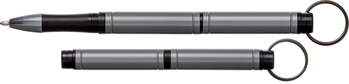 Fisher Backpacker Key Ring Space Pen - Gunmetal Grey
