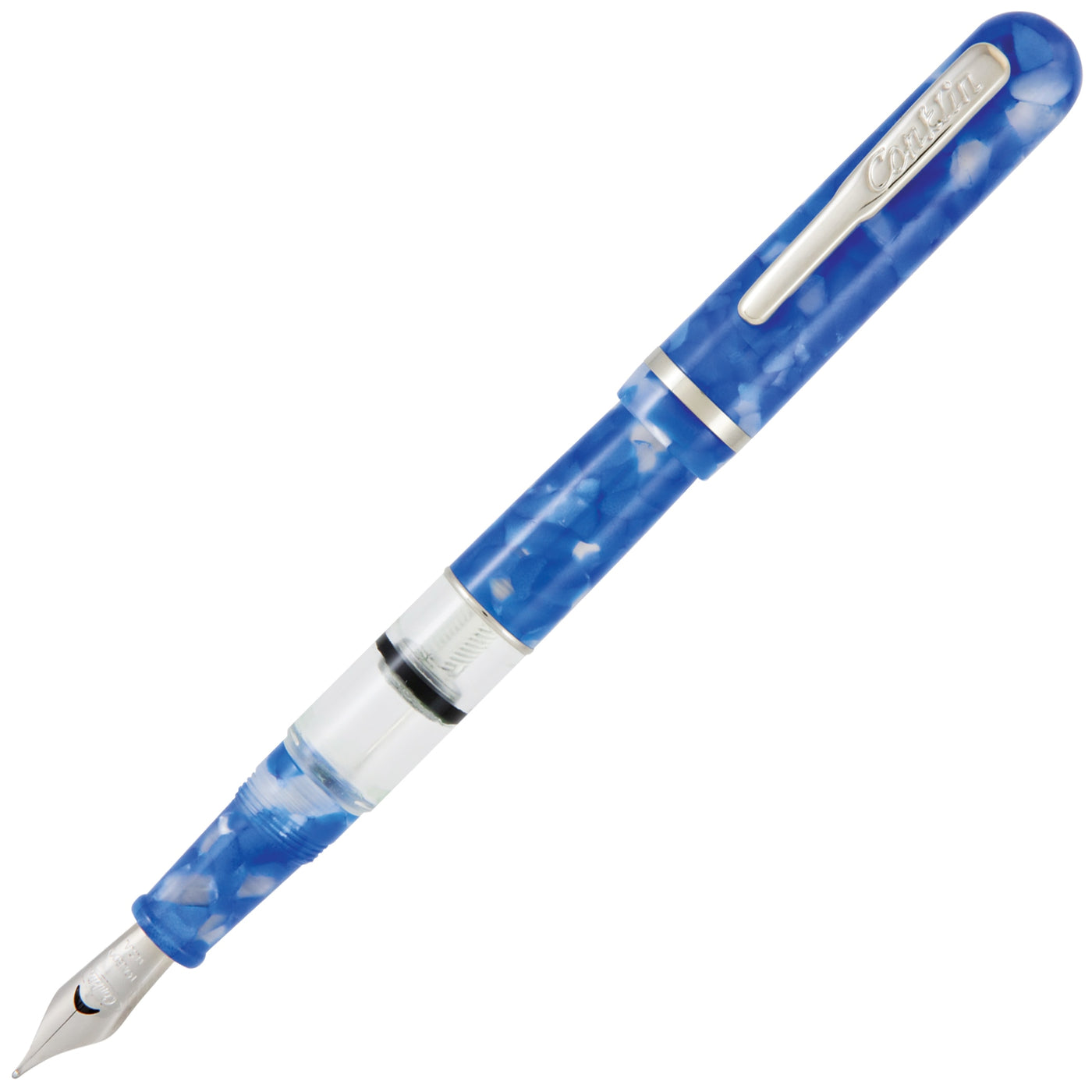 Conklin Heritage Word Gauge Blue Fountain Pen | CK75812 | Pen Place