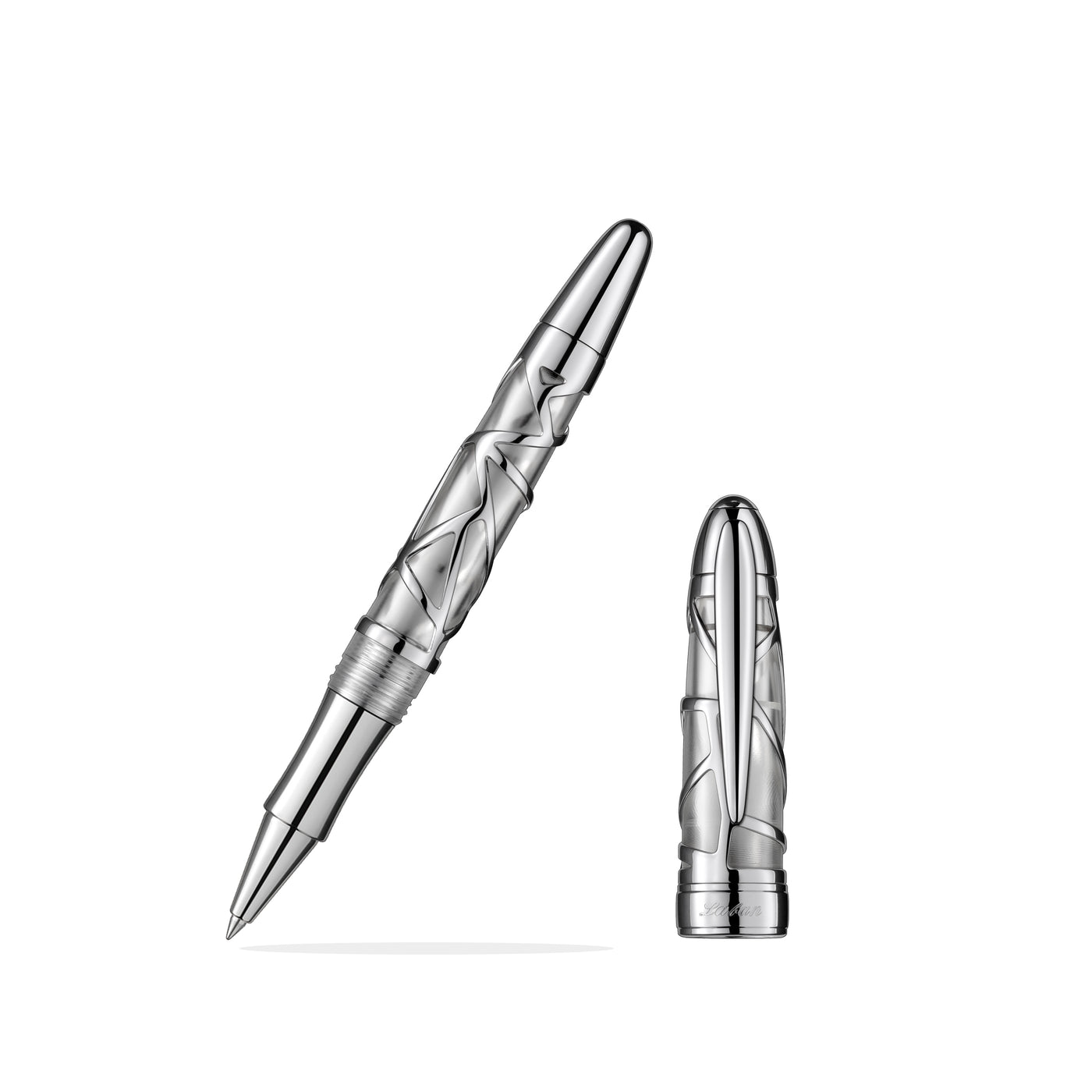 Laban Skeleton Silver Rollerball Pen | Pen Place | Pen Store Since 1968