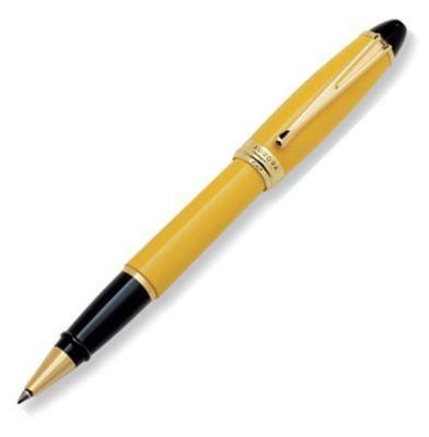 Aurora Ipsilon Resin Yellow Rollerball Pen | B71Y | Pen Place