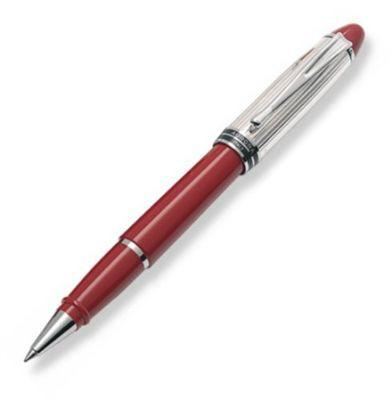 Aurora Ipsilon Sterling Silver Red Rollerball Pen | B74CR | Pen Place