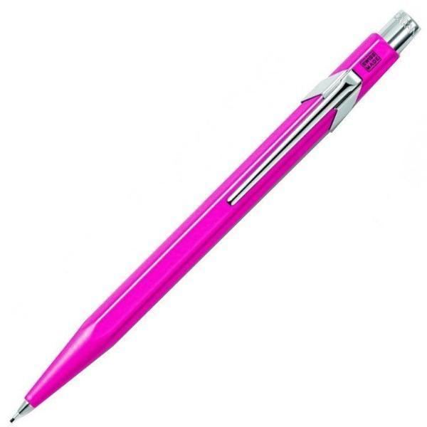 Caran d'Ache 844 Metal Fluorescent Pink Mechanical Pencil | 844.090 | Pen Place