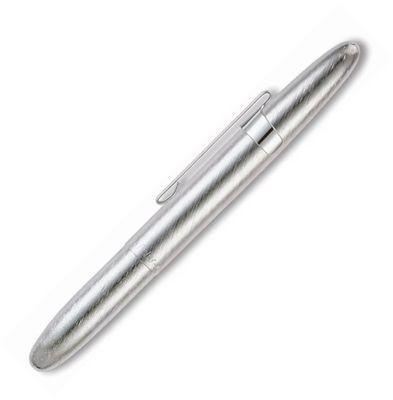 Fisher Brushed Chrome with clip | 400BRCCL | Pen Place