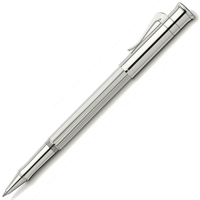 Graf von Faber-Castell Classic Platinum Plated Rollerball | 145512 | Pen Place
