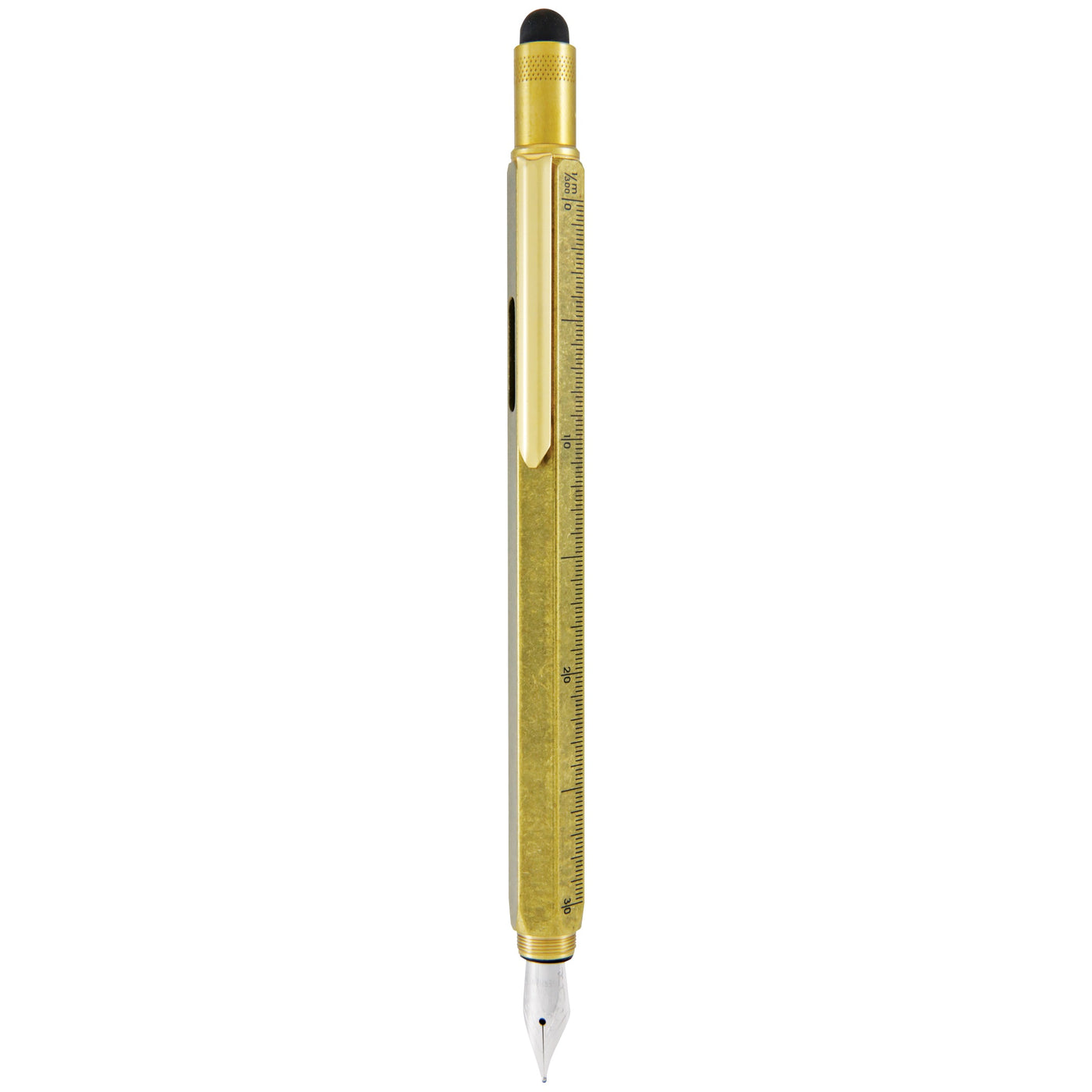 Monteverde One Touch Stylus Tool Brass Fountain Pen
