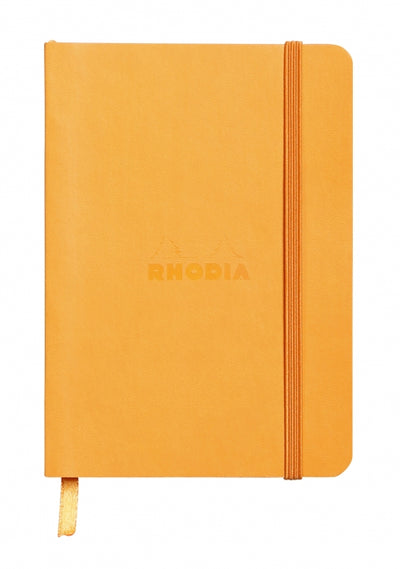 Rhodia A6 Softcover Notebooks - Orange, Lined