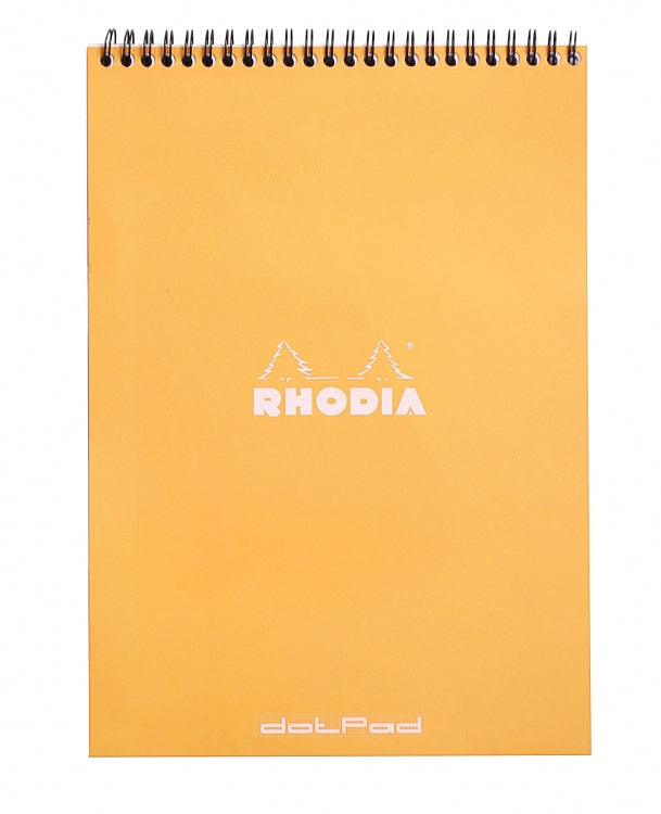 Rhodia - No. 18 Wirebound Notepad - Orange, Dotpad