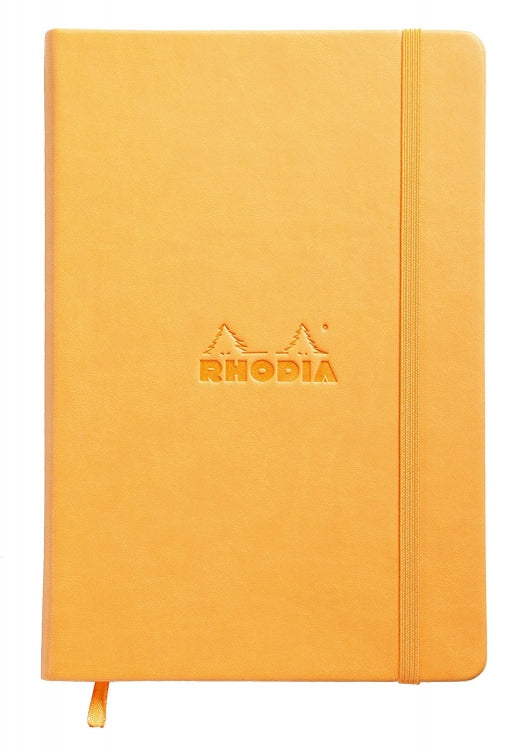 Rhodia A5 Hardcover Webnotebooks - Orange, Lined