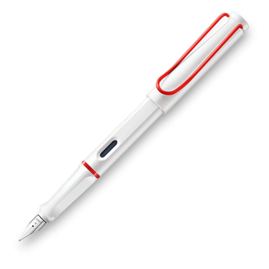 Lamy Safari White Red Fountain Pen