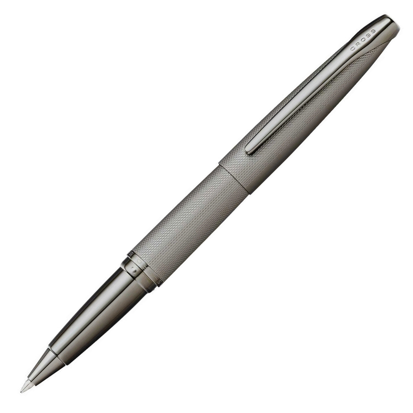 Cross ATX Sandblasted Titanium Gray Rollerball Pen | Pen Place