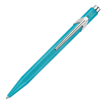 Caran d'Ache 849 Colormat-X Turquoise Ballpoint Pen