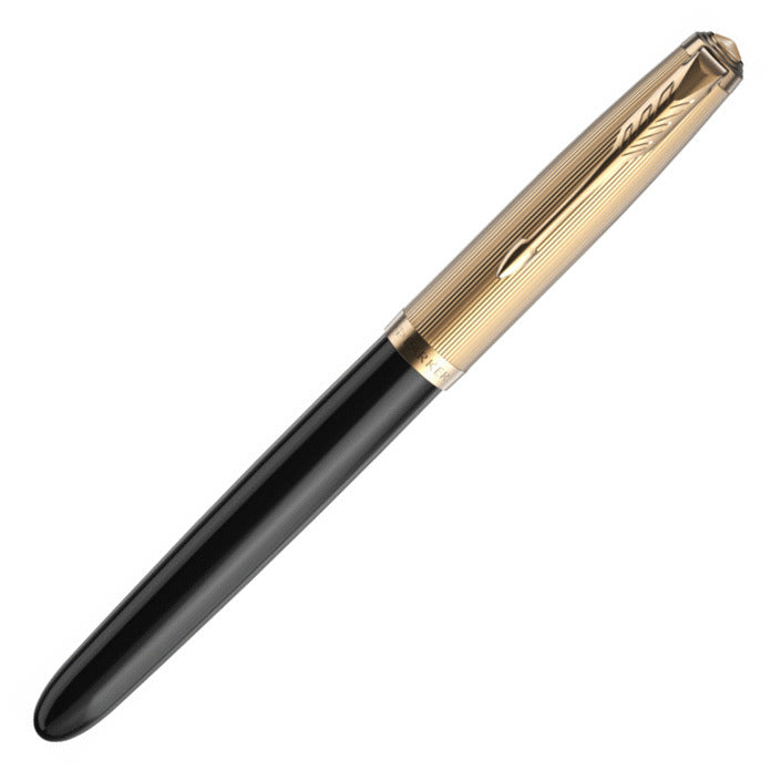 Parker 51 Deluxe Black GT 18K Fountain Pen | Pen Place | Pen