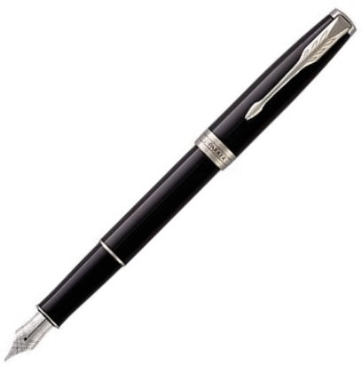 Parker Sonnet Black Lacquer CT Fountain Pen | Pen Place | Pen