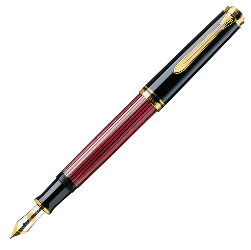 Pelikan Souveran 800 Red/Gold Fountain Pen | Pen Store | Pen Place