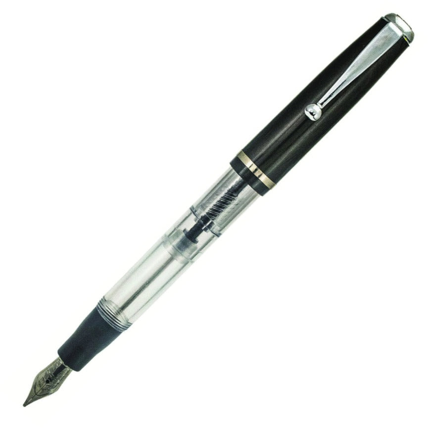 Stipula Splash V-Flex Piston Slate Grey Fountain Pen | ST49500 | Pen Place