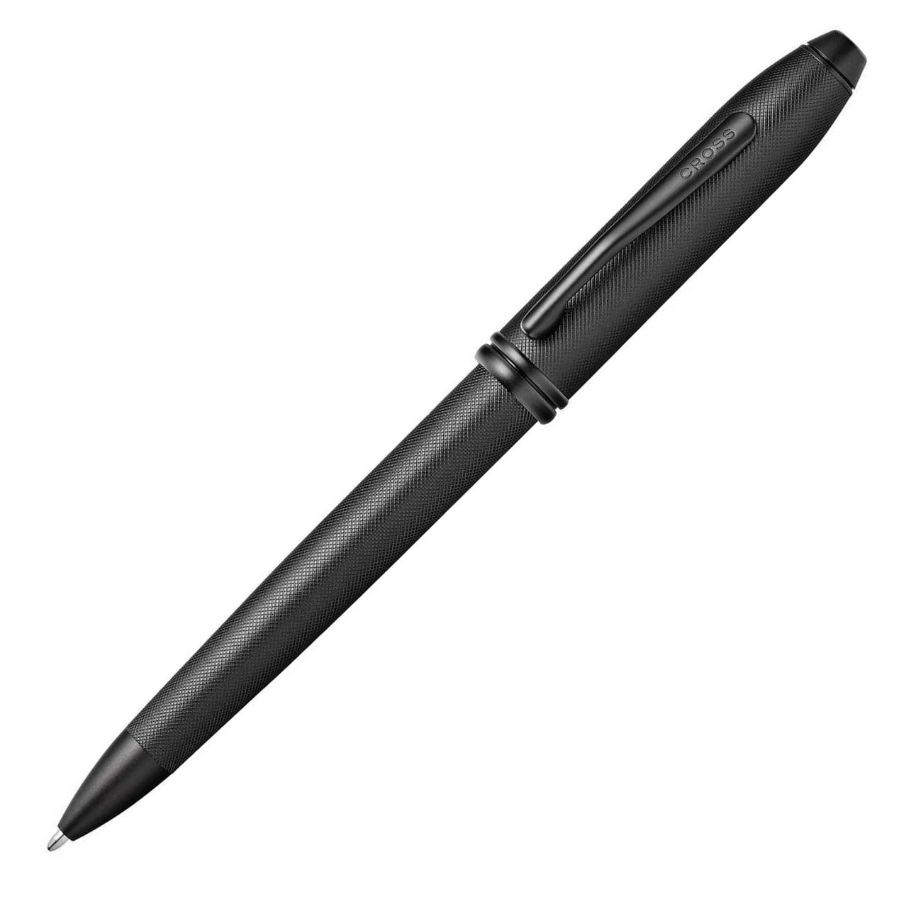 Cross Townsend Black Micro Knurl Ballpoint Pen | Pen Place