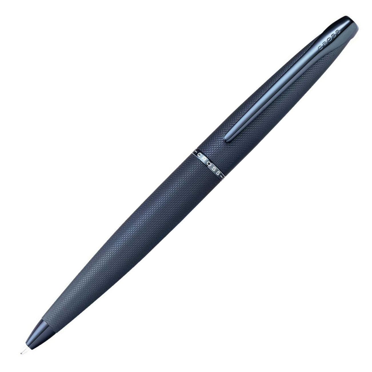 Cross ATX Sandblasted Dark Blue Ballpoint Pen | Pen Place