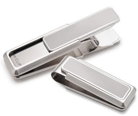 M-Clip Stainless Brushed Polish Border Money Clip | SS-BSS-BRPB | Pen Place