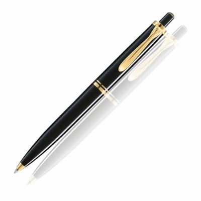 Pelikan Souveran 400 Black/Gold Ballpoint Pen | 996827 | Pen Place