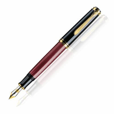 Pelikan Souveran 400 Red/Black Fountain Pen | 904920 | Pen Place