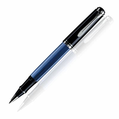 Pelikan Souveran 805 Blue/Black Rollerball Pen | 933655 | Pen Place