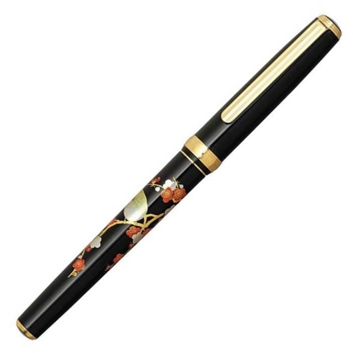 Platinum Classic Maki-E Brush Warbler Fountain Pen | ptl1200m31 | Pen Place