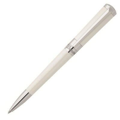 ST Dupont Liberte Pearly White Ballpoint Pen | 465600 | Pen Place