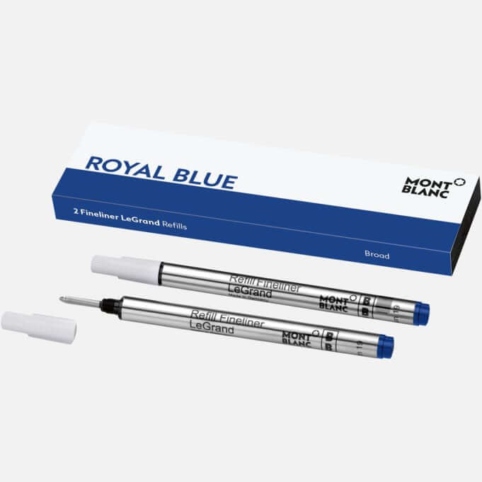 Refill Montblanc LeGrand Rollerball Pens - 2 Pack#color_royal-blue