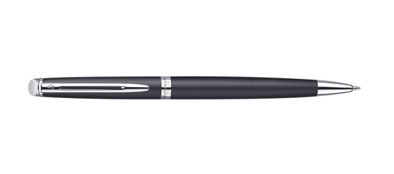 Waterman Hemisphere Matte Black & Chrome Ballpoint Pen | S0920870 | Pen Place