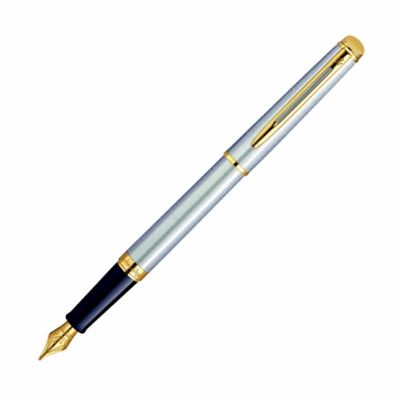 Waterman Hemisphere Stainless Steel & Gold Fountain Pen | S0920330 | Pen Place