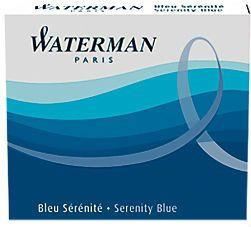 Waterman Serenity Blue Ink Cartridges | 52022W | Pen Place
