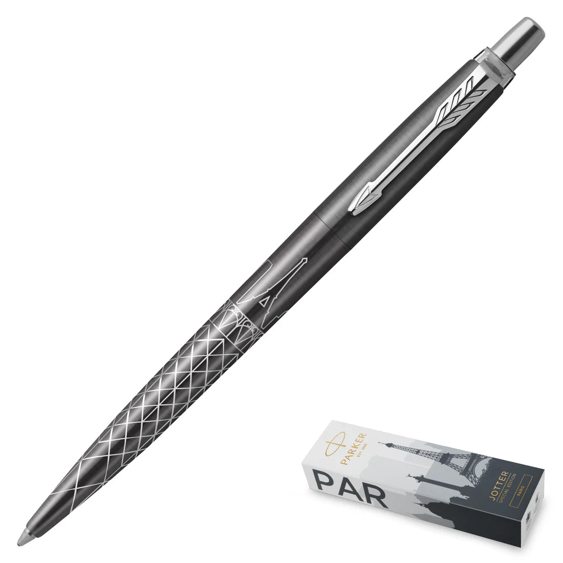 Parker Jotter Special Edition Paris Chrome Trim Ballpoint Pen