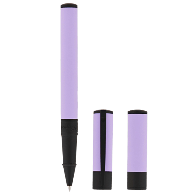 ST Dupont D-Initial Velvet Collection Lilac & Matte Black Rollerball Pen