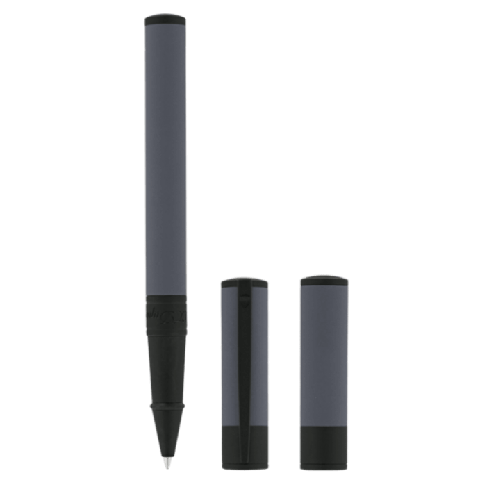 ST Dupont D-Initial Velvet Collection Graphite & Matte Black Rollerball Pen