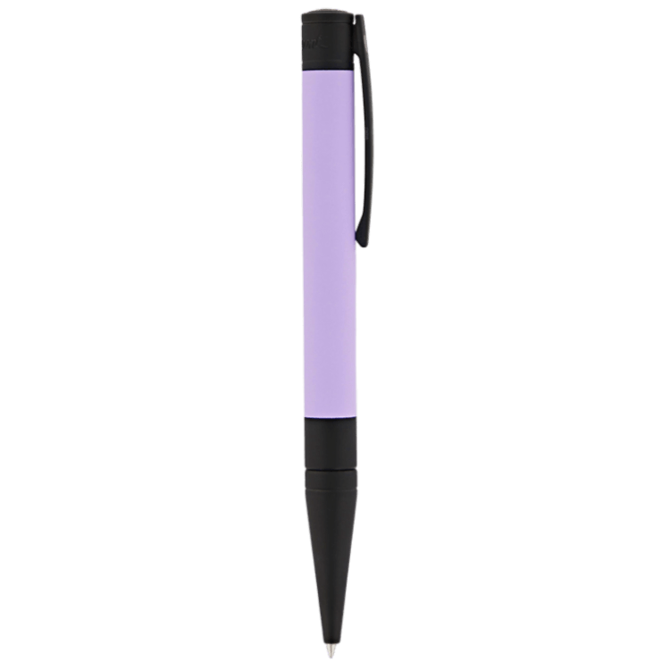ST Dupont D-Initial Velvet Collection Lilac & Matte Black Ballpoint Pen