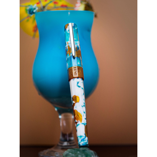 BENU Euphoria - Blue Hawaiian Fountain Pen