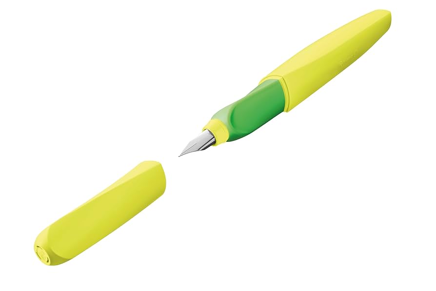 Pelikan Twist Neon Yellow Fountain Pen