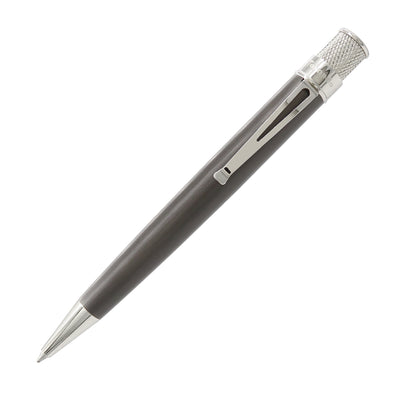 Retro 1951 Tornado Black Nickel Platinum Rollerball Pen