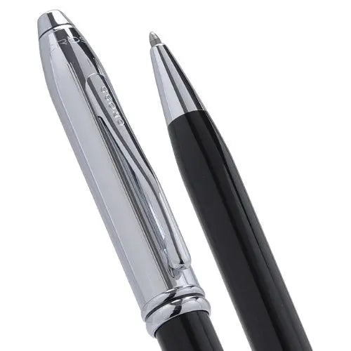 Cross Townsend Black and Chrome Cap Tuxedo Ballpoint Pen