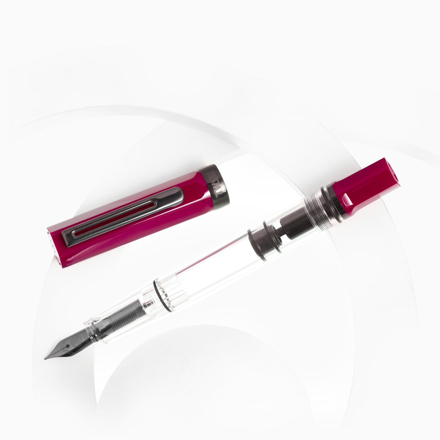 TWSBI Eco Plum with Onyx Fountain Pen