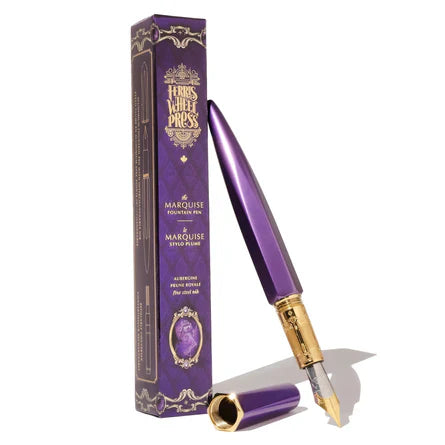 Ferris Wheel Press - The Marquise Fountain Pen - Aubergine