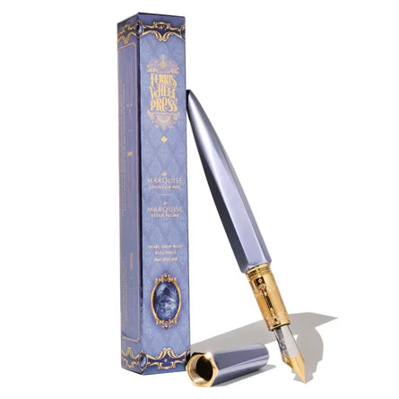 Ferris Wheel Press - The Marquise Fountain Pen - Pearl Drop Blue
