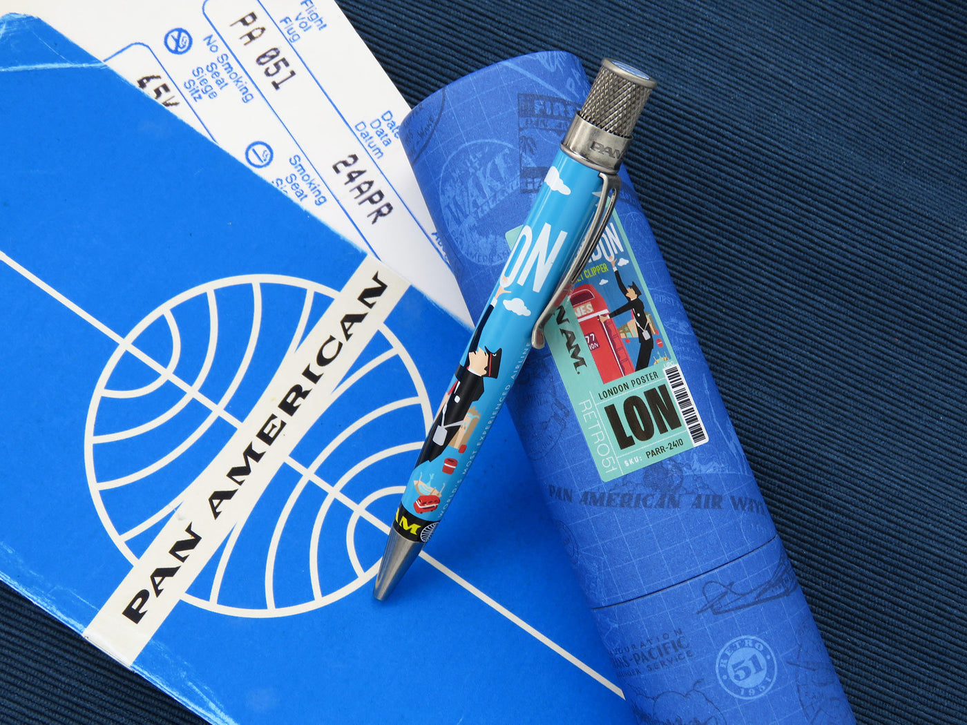 Retro 1951-Pan Am®-London Poster Rollerball