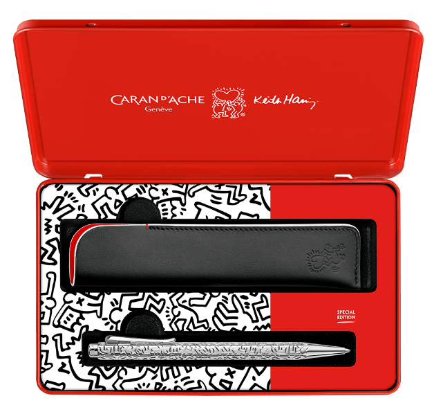 Caran d'Ache Ecridor Keith Haring Ballpoint Pen and Pen Case