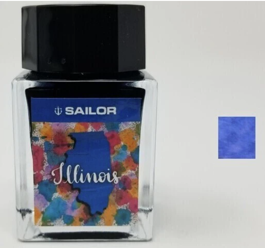Bottled Ink Sailor U.S. States - Illinois